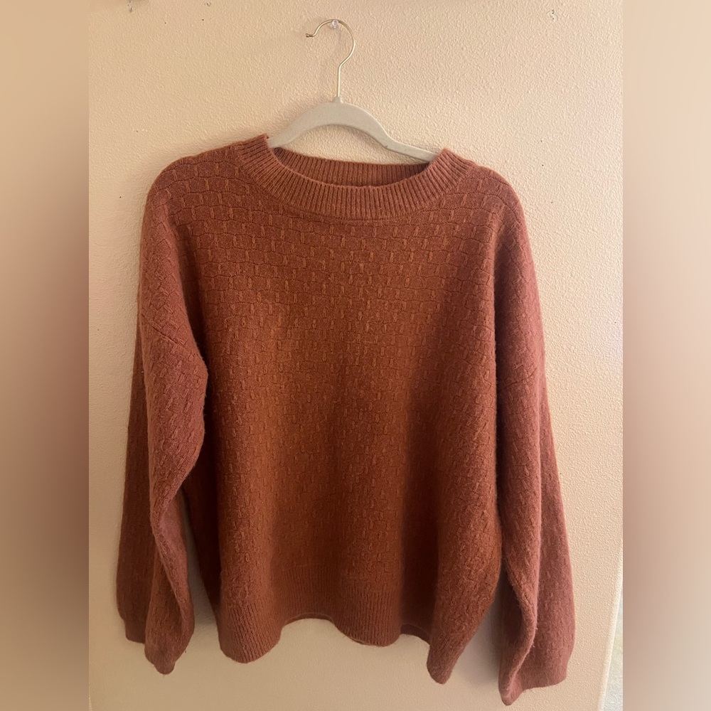Coco + Carmen Orange Oversized Sweater L/XL